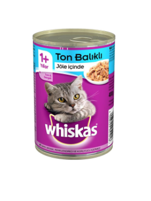 WHİSKAS 400 GR KONSERVE TON BALIKLI
